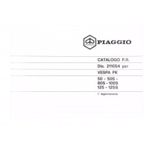 Spare Parts Catalogue With Exploded Views (italian, French, German, English, Spanish) Vespa