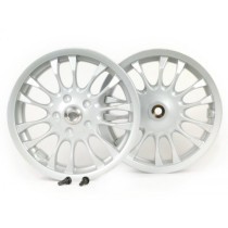 Pair Of Wheel Rims Piaggio 3.0012 Inch   Silver