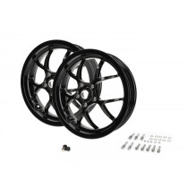 Rim Set (front+rear Incl. Mounting Kits) BGM Pro Sport   Glossy Black