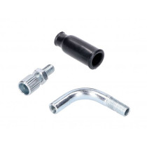 Throttle Cable Elbow Adapter 90° 101 Octane For Dellorto Phva Carburetor 1217.5mm