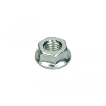 Nut With Serrated Flange, M6 X 1.0 Piaggio