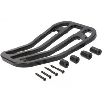 Floor Board Rack Cnc Moto Nostra  Shiny Black Anodised