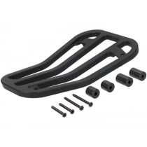 Floor Board Rack Cnc Moto Nostra  Matt Black Anodised