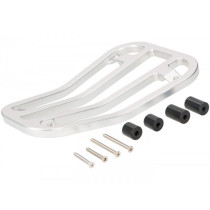 Floor Board Rack Cnc Moto Nostra  Silver Anodised