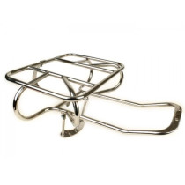 Rear Rack Lambretta Horizontal Spare Wheel Holder   Stainless Steel