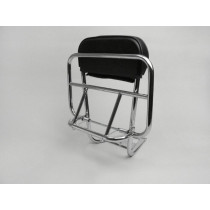 Rear Rack, Fold Down + Backrest Ams Cuppini Vespa Largeframe