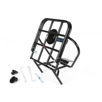 Rear Rack, Fold Down + Spare Wheel Holder Ams Cuppini  Black