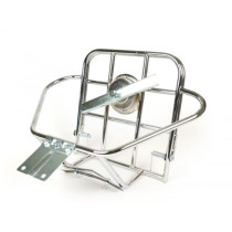 Rear Rack, Fold Down, Vertical Spare Vertical Holder Ams Cuppini  Chrome