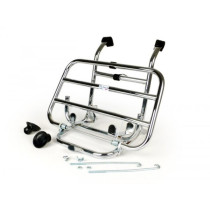 Bagagedrager inklapbaar voorkant fa Italia, Chroom, met Houder voor Jerrycan 5l Fa Italia