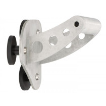 Mobile Phone Holder   Natural Aluminium 'used Look'