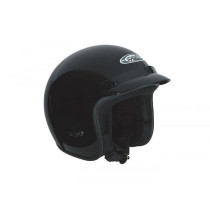 Helm -SPEEDS Jet Classic - zwart Glanzend - XL (61-62 cm)