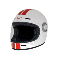 Helmet Vespa Fullface Helmet Racing Sixties White Red Xs (5254 Cm)