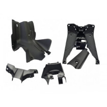 Innenverkleidungsset edge  zwart mat (MBK, Yamaha)