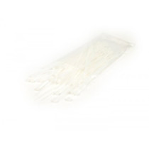 Wire Strap Set Ett 100 Pcs  White  3.6mm X 140mm
