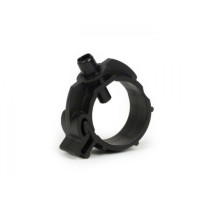 Retaining Clip For Wiring Loom, Black, Round Piaggio