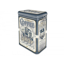 Coffee Tin, Aroma Tin, Clip Top Box Nostalgic Art  7.5x11x17.5cm (1.3l)