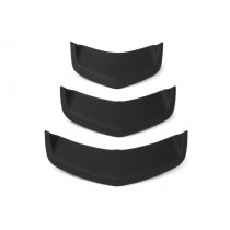 Horn Grill Insert, Chevron Set Moto Nostra, Mat Black