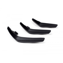 Horn Grill Insert, Chevron, Mat Black Power 1