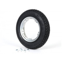 Wheel Assembly (tyre Mounted On Rim Ready To Drive) Michelin S83, Tubeless, Vespa 3.50  10 Inch Tl 59j (reinforced)  Wheel Assemblyrim BGM Pro 2.1010 Aluminium 2.1010  Silver