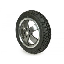 Komplettrad WinterBand achter michelin City Grip Winter M+s achter 130/70   Velg "70 Jahre" Bicolor
