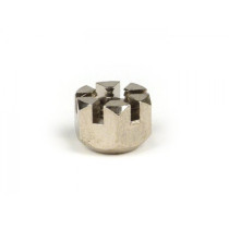 Domed Castle Nut For Fork Rods Lambretta  Nickel Plated