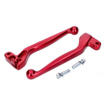 Clutch And Brake Lever Set Alu Anodized Red 101 Octane