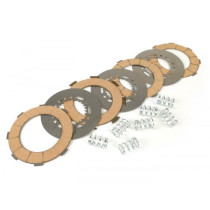Clutch Friction Plate Set Malossi Mhr Vespa Type 7 Springs (rally200, Px200, T5 125cc) 4 Friction Plates (incl. Springs And Steel Plates)