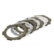 Clutch Plates Set Incl. Discs Fabbri Racing Fb45 (carbon Plates + Duralumin Discs)  4discs