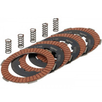Clutch Friction Plate Set Incl. Steel Plates And Springs (reinforced) BGM Pro Type Cr80 Alu  4 Friction Plates