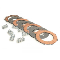 Clutch Friction Plate Set Vespa Type 7 Springs 4 Friction Plates (incl. Springs And Steel Plates)