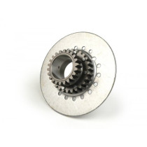 Kupplungsritzel drt Vespa Type 7Veren (rally200, Px200, T5 125cc)  voor primair rad Polini 64 Tanden (geradeverzahnt)  22Tanden 