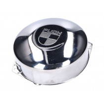 Engine Ignition Cover / Alternator Cover Chromed W/ Puch Logo 101 Octane For Puch Maxi