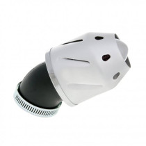 Air Filter 101 Octane Grenade Silver Bent Version 42mm Carb Connection