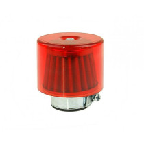 Air Filter Airsystem 101 Octane Metal Gauze Filter 35mm Straight Version Red Shield