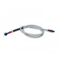 Brake Hose, Front, For Genuine Brake Caliper Malossi Hose (stainless Steel), Fitting: Aluminium (blue) Piaggio Zip Sp