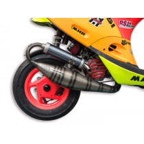 Uitlaat Malossi MHR Team 3,Testa Rossa, RC-One Ø52mm- Piaggio 50 cc 2-Takt
