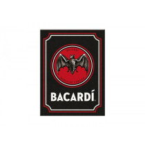 Magnet Nostalgic Art "bacardi  Logo Black"  6x8cm