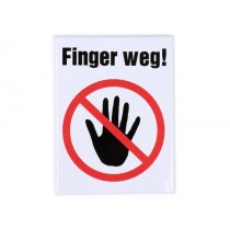 Magnet Nostalgic Art "finger Weg!"  6x8cm