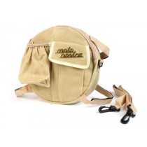 Bag For Spare Wheel Holder (incl. Cup Holder) Moto Nostra Classic 'waxed Canvas'  Beige