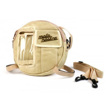 Bag For Spare Wheel Holder (incl. Mobile Phone Case (up To 6.2 Inch, E.g. Iphone 11)) Moto Nostra Classic 'waxed Canvas'  Beige