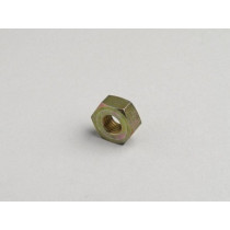 Moer M9 X1,25 Sw=17 (toegepast voor Secundaire As  Vespa Px, T5 125cc, Cosa, Rally180 (vsd1t), Rally200 (vse1t), Sprint150 (vlb1t), Gt125 (vnl2t), Gtr125 (vnl2t), Ts125 (vnl3t), Gl150 (vla1t), Gs160 / Gs4 (vsb1t), Ss180 (vsc1t), Vna, Vnb, Vb