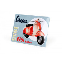 Magnet For Fridge Vespa, 6x8cm "gs 150 Since 1955"