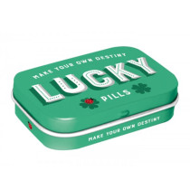 Pillbox Nostalgic Art "lucky Pills"  4x6x2cm