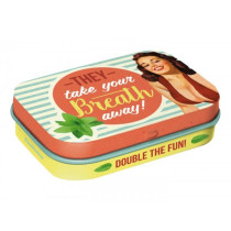 Pillbox Nostalgic Art "take Your Breath Away"  4x6x2cm