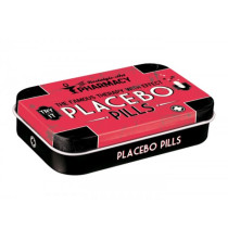 Pillbox, Xl Nostalgic Art "placebo"  6x9.5x2cm