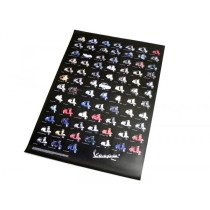 Poster Vespa Various Vespa Types  970mm X 680mm