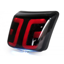 Tail Light Tinted, Bezel Matt Black Power 1