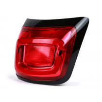 Taillight, Shiny Black Bezel Piaggio