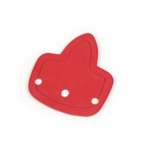 Taillight Gasket Oem Quality Vespa Gs  Red