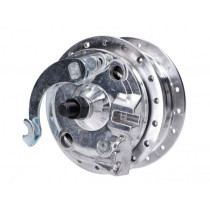 Front Wheel Hub Complete W/ Brake Anchor Plate And Axle 101 Octane